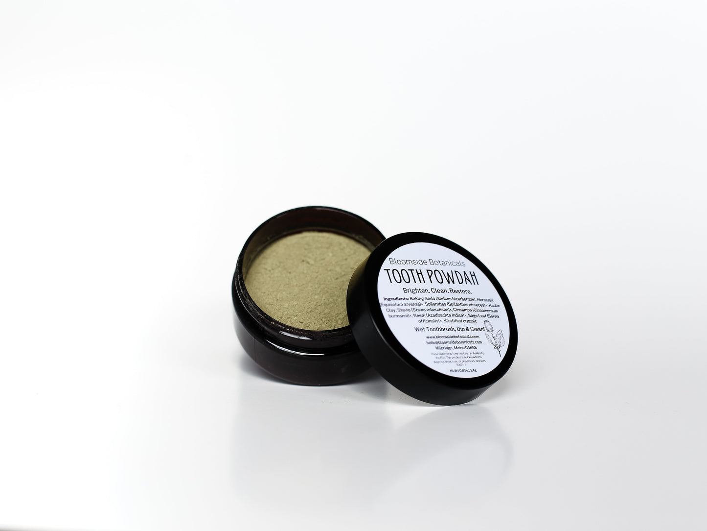 Tooth Powdah Mint - Bloomside Botanicals