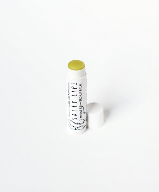 Salty Lips Lip Balm - Maine seaweed lip balm - seaweed chapstick - herbal lip balm - natural lip balm - Bloomside Botanicals